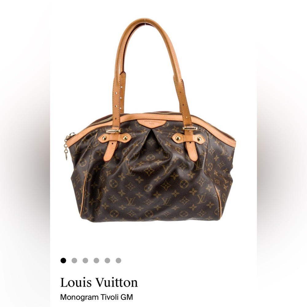 Louis Vuitton Brown Monogram Tivoli GM Bag and Eugenie Wallet